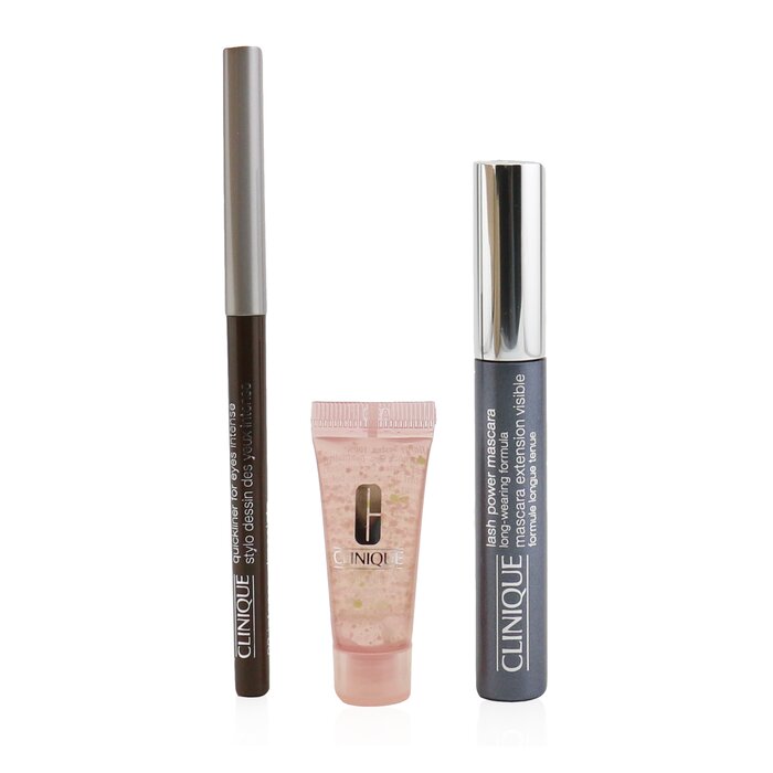 Clinique Lash Power Mascara Set סט מסקרה (1x Mascara, 1x Quickliner For Eye Intense,1x Moisture Surge Eye Hydro Filler Concentrate) 3pcsProduct Thumbnail