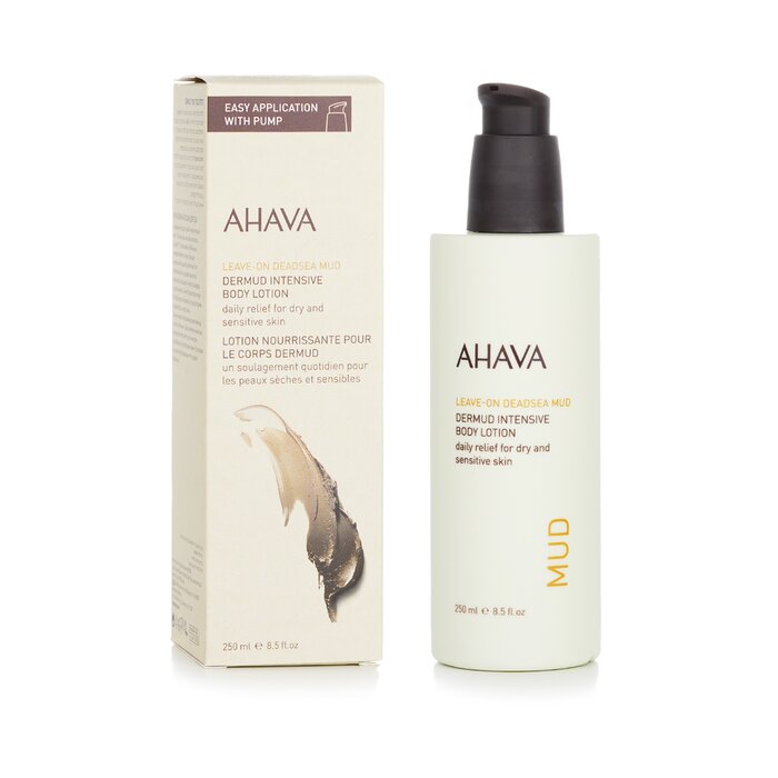 Ahava Leave-On Deadsea Mud Dermud Intensive Body Lotion קרם גוף - עור יבש ורגיש 250ml/8.5ozProduct Thumbnail