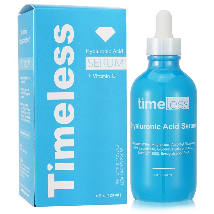Timeless Skin Care Hyaluronic Acid Serum + Vitamin C 120ml/4ozProduct Thumbnail