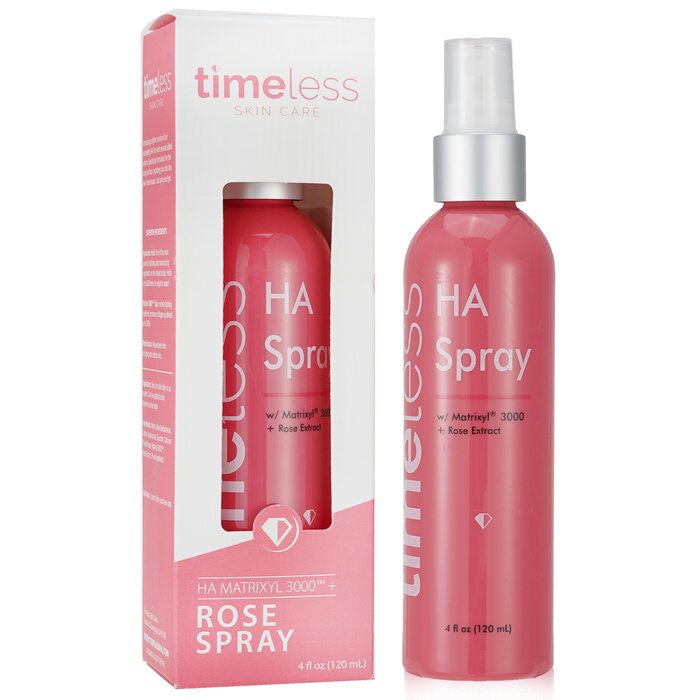 Timeless Skin Care HA (Hyaluronic Acid) Matrixyl 3000+Rose Spray תרסיס לפנים ולגוף 120ml/4ozProduct Thumbnail