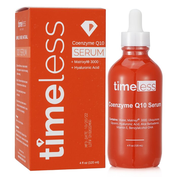 Timeless Skin Care โคเอ็นไซม์ คิวเท็น เซรั่ม + เมทริกซ์ 3000 + กรดไฮยาลูโรนิก 120ml/4ozProduct Thumbnail