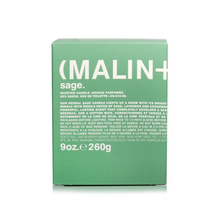 MALIN+GOETZ Scented Candle - Sage 260g/9ozProduct Thumbnail