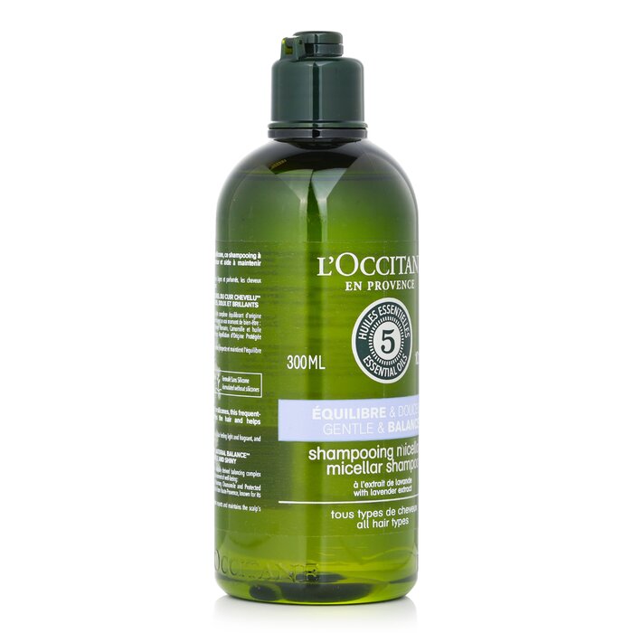 L'Occitane Aromachologie Gentle & Balance Micellar Shampoo (All Hair Types) שמפו עבור כל סוגי השיער 300ml/10.1ozProduct Thumbnail