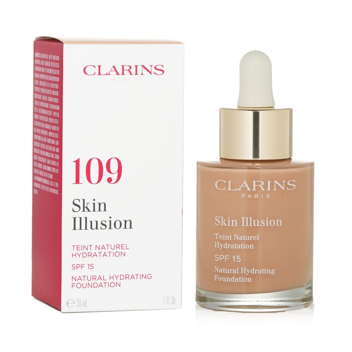 Clarins Skin Illusion Natural Hydrating Foundation SPF 15 פאונדיישן 30ml/1ozProduct Thumbnail