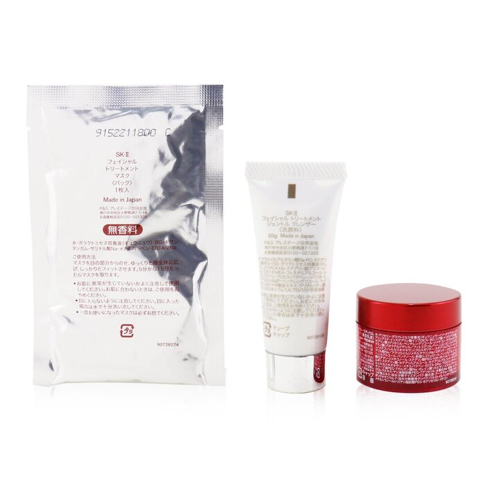 SK II SK II 3-Pieces Travel Set: Treatment Gentle Cleanser 20g + R.N.A. Power Radical New Age Cream 15g + Face Treatment Mask 1pc 3pcsProduct Thumbnail