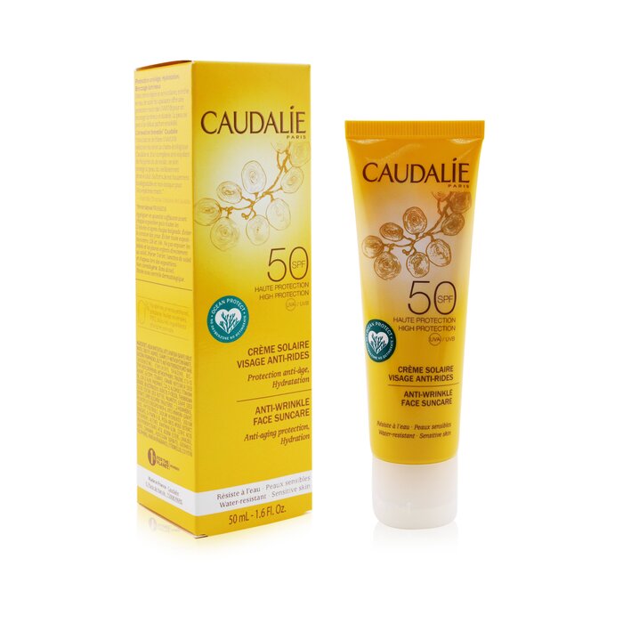 Caudalie Anti-Wrinkle Face Suncare SPF 50 - For Sensitive Skin קרם הגנה מהשמש עבור עור רגיש 50ml/1.6ozProduct Thumbnail