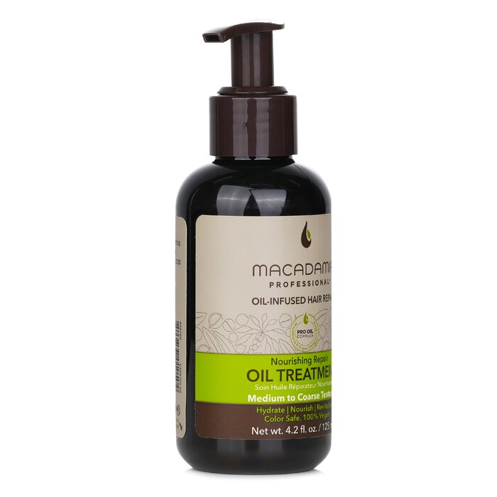 Macadamia Natural Oil علاج زيت مرمم مغذٍ احترافي (لتجعدات الشعر الخشن إلى متوسط الخشونة) 125ml/4.2ozProduct Thumbnail