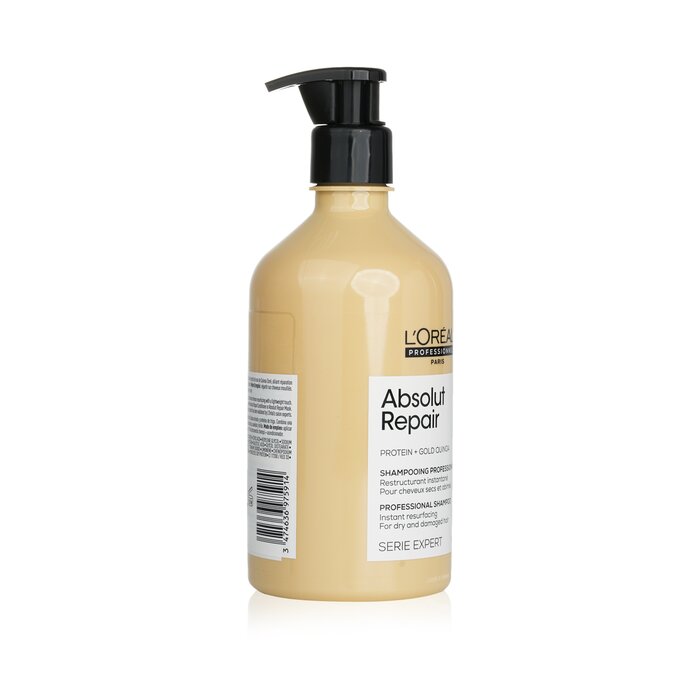 L'Oreal Professionnel Serie Expert - Absolut Repair Gold Quinoa + Protein Instant Resurfacing Shampoo שמפו 500ml/16.9ozProduct Thumbnail