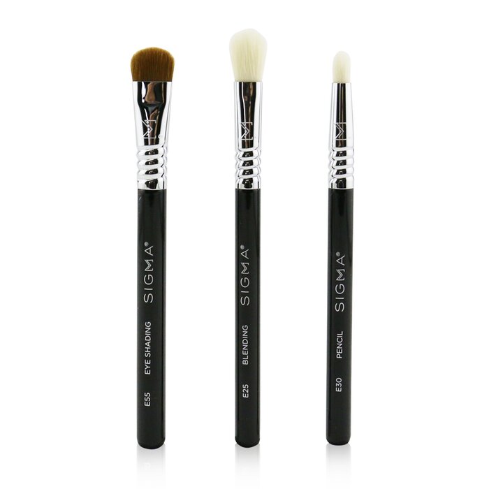 Sigma Beauty Glam 'N Go Mini Eye Brush Set (3x Brushes + 1x Bag) 3pcs+1bagProduct Thumbnail