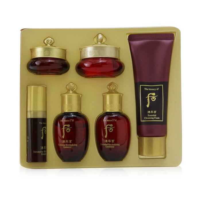 Whoo (The History Of Whoo) Jinyulhyang Trial Set :1x Cleansing Foam,1x Balancer,1x Emulsion,1x Essence,1x Face Cream,1x Eye Cream (Exp. Date 05/2020) 6pcsProduct Thumbnail