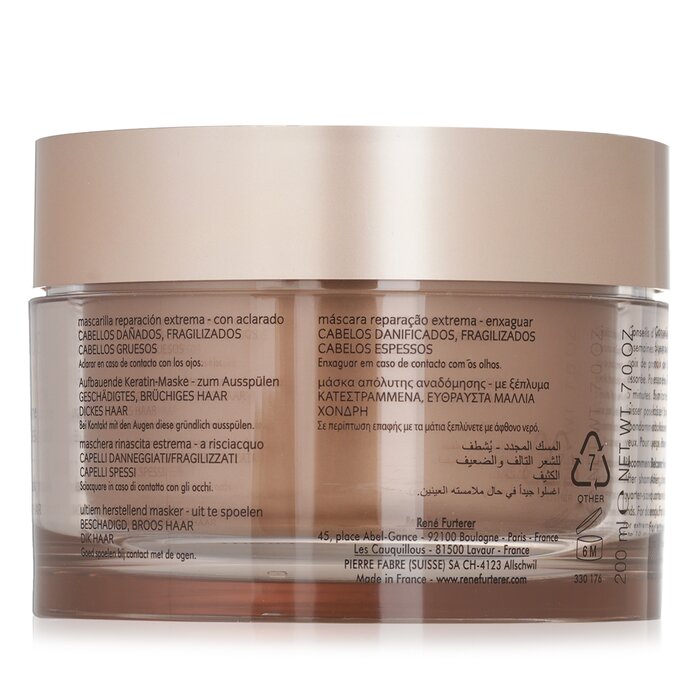 Rene Furterer Absolue Kèratine Renewal Care Ultimate Repairing Mask (Damaged, Over-Processed Thick Hair) 200ml/7ozProduct Thumbnail