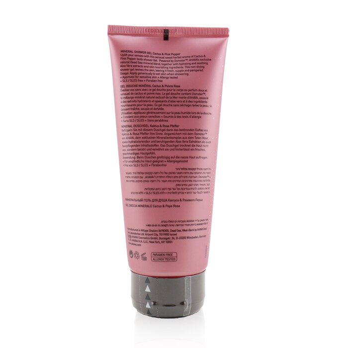 Ahava Deadsea Water Mineral Shower Gel - Cactus & Pink Pepper (Box Slightly Damaged) 200ml/6.8ozProduct Thumbnail