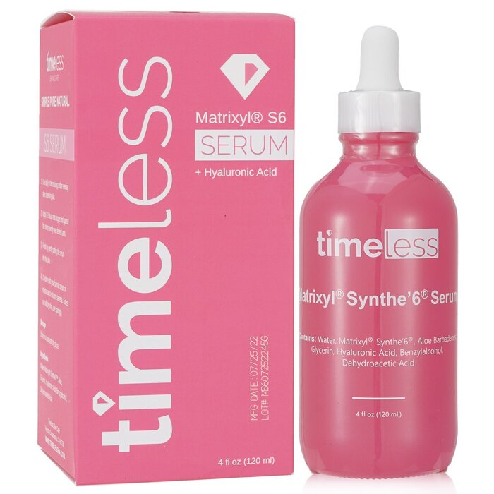 Timeless Skin Care Matrixyl S6 Serum + Hyaluronic Acid (Refill) (Unboxed) 120ml/4ozProduct Thumbnail