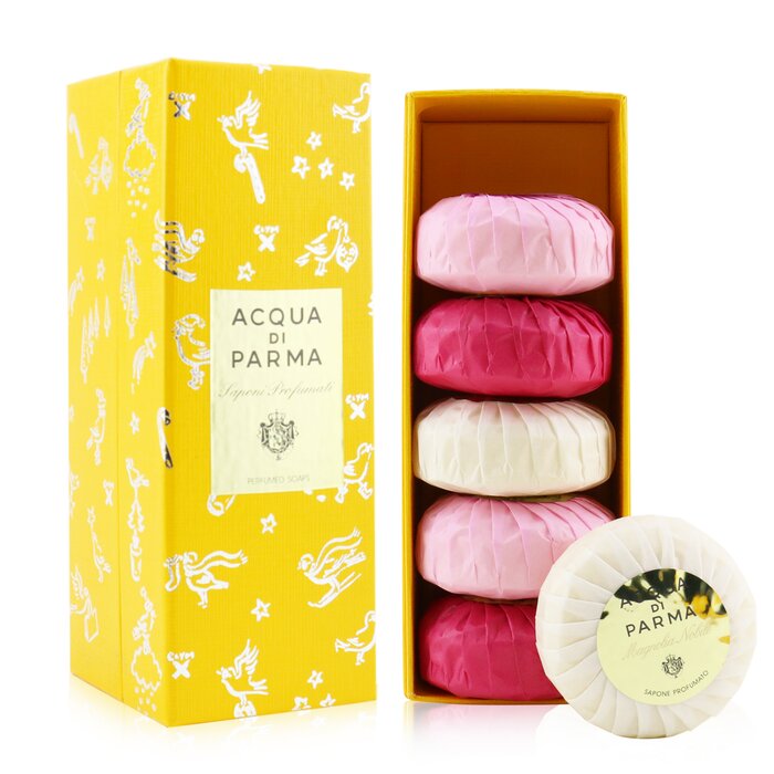 帕尔玛之水 Acqua Di Parma Le Nobili 香氛皂套装: 2x木兰 + 2x 玫瑰 + 2x 牡丹 6x50g/1.75ozProduct Thumbnail