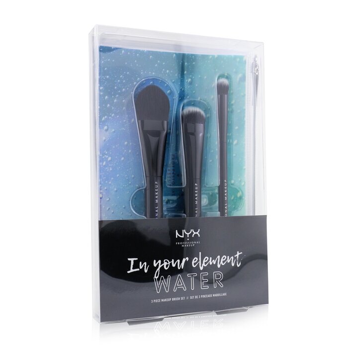 NYX In Your Element Water化妝掃套裝 3pcs+1PouchProduct Thumbnail