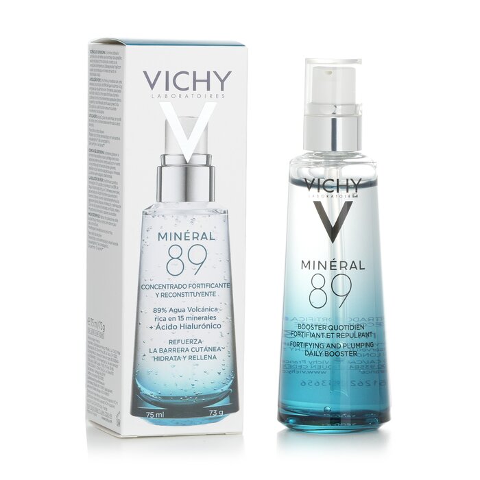 Vichy Mineral 89 tugevdav ja kosutav igapäevane tugevdaja (89% mineraliseeriv vesi + hüaluroonhape) 75ml/2.5ozProduct Thumbnail