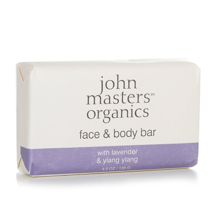 John Masters Organics 有機大師約翰  薰衣草和依蘭臉部和身體香皂 128g/4.5ozProduct Thumbnail