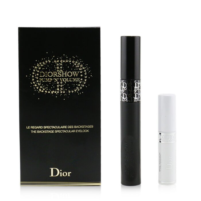 Christian Dior Set Diorshow Pump &quot;N' Volume Mascara: Diorshow Pump 'N' Volume Máscara 6g/0.21oz + Diorshow Maximizer 3D Primer de Pestañas 2pcsProduct Thumbnail
