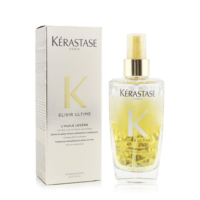 Kerastase Elixir Ultime L'Huile Légère Voluptuous Beautifying Bi-Phase Oil Mist (Fine to Normal Hair) שמן מיסט עבור שיער דק עד רגיל 100ml/3.4ozProduct Thumbnail