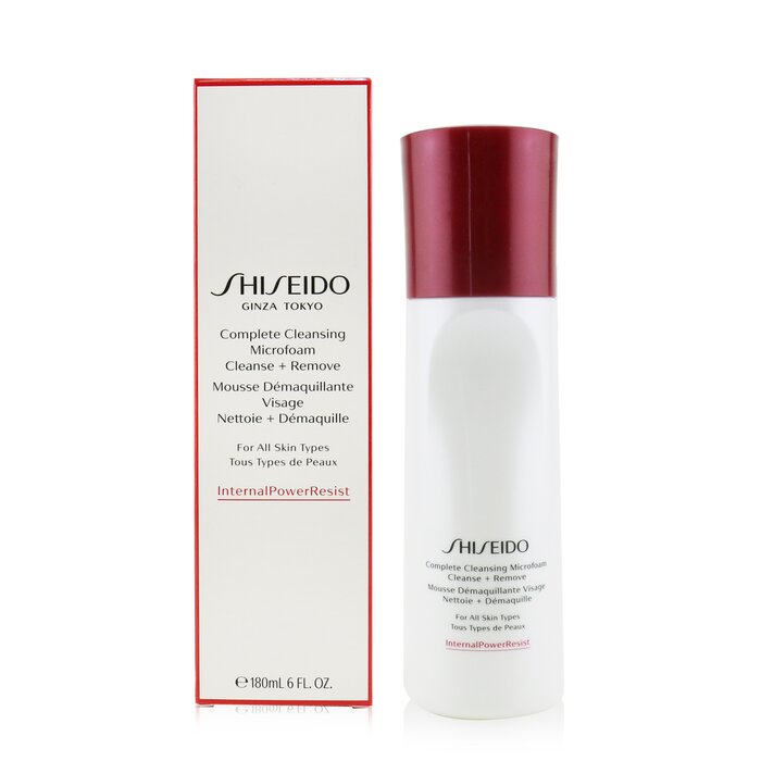 Shiseido InternalPowerResist Complete Cleansing Microfoam Cleanse + Remove - For All Skin Types  180ml/6ozProduct Thumbnail