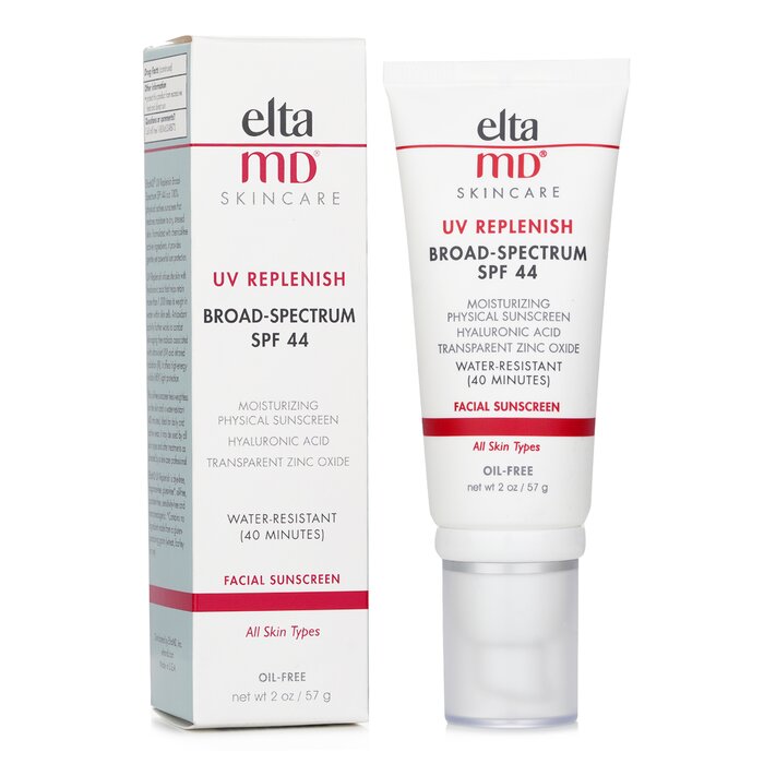 EltaMD UV Replenish Water-Resistant Moisturizing Physical Facial Sunscreen SPF 44 קרם הגנה עמיד במים לפנים 57g/2ozProduct Thumbnail