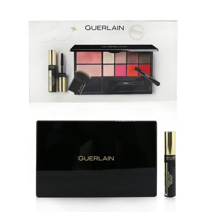 Guerlain My Essentials Complete Palette For Eyes, Lips & Cheeks פלטה לעיניים, לשפתיים וללחיים (2 סמקים, 4 צלליות, 4 שפתונים, 1 מיני מסקרה) Picture ColorProduct Thumbnail