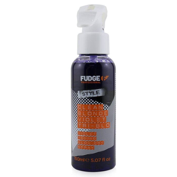 Fudge Style Clean Blonde Violet Tri-Blo (Violet Toning Blow Dry Spray) 150ml/5.07ozProduct Thumbnail