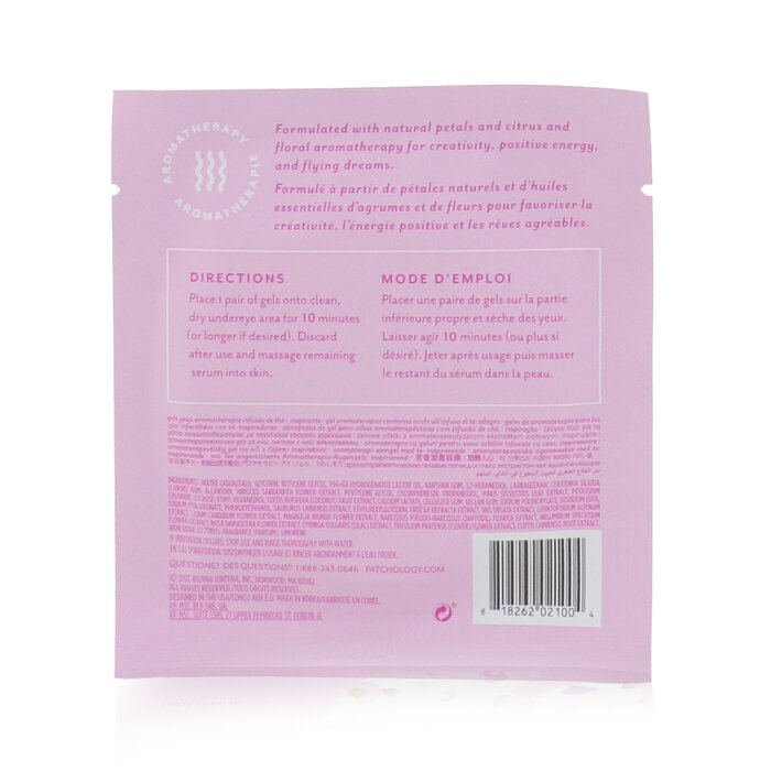 Patchology Moodpatch - Happy Place Inspiring Tea-Infused Aromatherapy Eye Gels (Rose+Hibiscus+Lotus Flower) 5pairsProduct Thumbnail