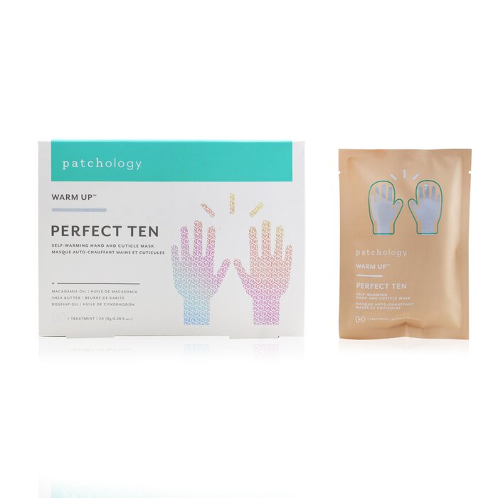 Patchology Warm Up Perfect Ten Self-Warming Hand & Cuticle Mask (1 Treatment) 2x8g/0.28ozProduct Thumbnail