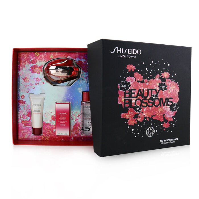 Shiseido مجموعة كريم Beauty Blossoms Bio-Performance LiftDynamic: كريم LiftDynamic 50مل + رغوة منظفة 15مل + ملين 30مل + محلول Ultimune 5مل 4pcsProduct Thumbnail