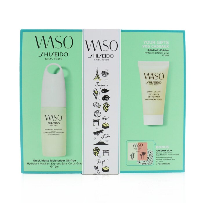 Shiseido Waso Quick Matte Moisturizer Oil-Free Set 4pcsProduct Thumbnail