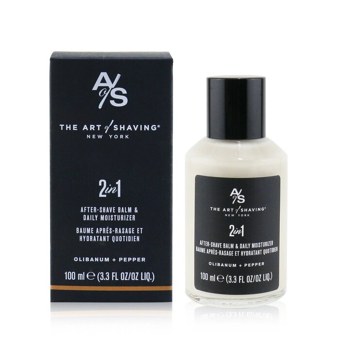 The Art Of Shaving 2 In 1 After-Shave Balm & Daily Moisturizer אפטרשייב וקרם לחות - Olibanum + Pepper 100ml/3.3ozProduct Thumbnail