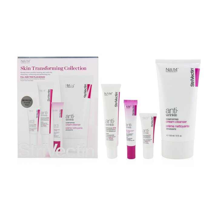 StriVectin Skin Transforming Collection (Full Size Trio): Cleanser 150ml + Eye Concentrate (30ml+7ml) + Eyes Primer 10ml 4pcsProduct Thumbnail