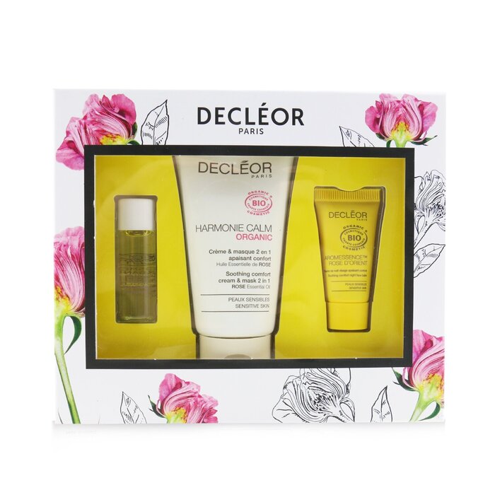 Decleor Certified Organic Soothing Box: Comfort 2 In 1 Cream & Mask 50ml+Comfort Oil-Serum 5ml+Comfort Night Balm 2.5ml 3pcsProduct Thumbnail