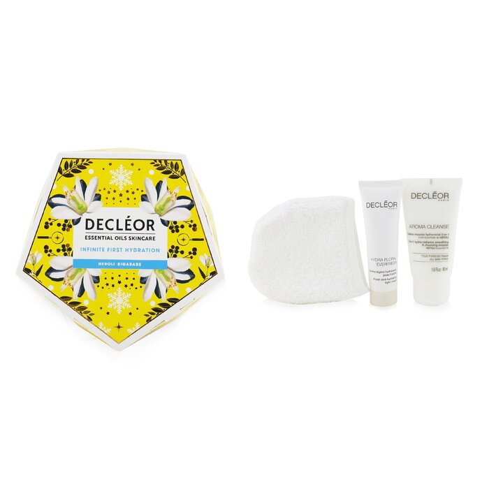 Decleor Infinite First Hydration Neroli Bigarade Gift Set: Aroma Cleanse Cleansing Mousse+ Hydra Floral Light Cream+ Cleansing Glove 3pcsProduct Thumbnail