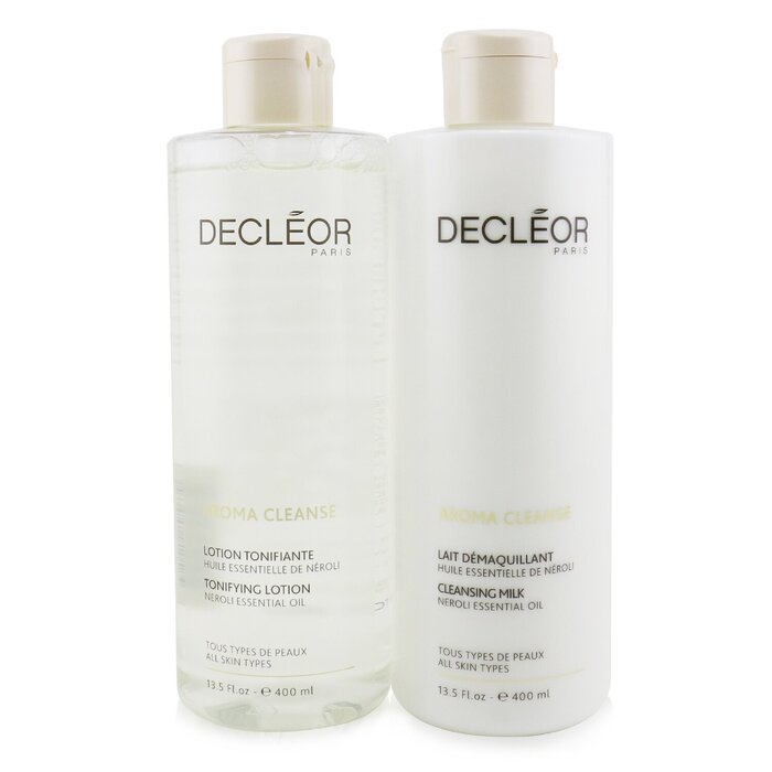 デクレオール Decleor Aroma Cleanse Prep & Finish Cleansing Duo: Essential Cleansing Milk 400ml+ Essential Tonifying Lotion 400ml 2pcsProduct Thumbnail