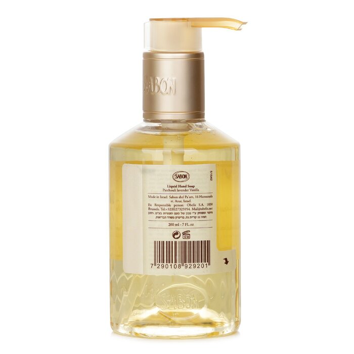 Sabon Liquid Hand Soap - Patchouli Lavender Vanilla (Exp. Date 11/2020) 200ml/7ozProduct Thumbnail