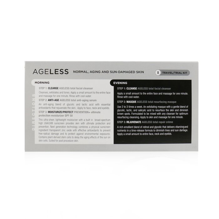 Image Ageless Trial Kit: Ageless Cleanser+Ageless Serum+Ageless Masque+Ageless Repair Creme+Prevention+ Ultimate Moisturizer SPF 50 (Exp. Date 01/2021) 5pcsProduct Thumbnail
