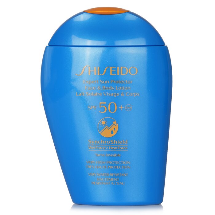 Shiseido Expert Sun Protector SPF 50+UVA Face & Body Lotion (Turns Invisible, Very High Protection, Very Water-Resistant) קרם פנים וגוף עם הגנה גבוהה נגד שהשמש, עמיד במים 150ml/5.07ozProduct Thumbnail