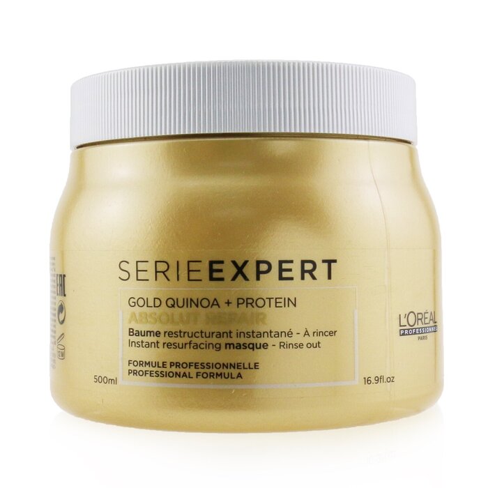 L'Oreal Professionnel Serie Expert - Absolut Repair Gold Quinoa + Protein Instant Resurfacing Masque 500ml/16.9ozProduct Thumbnail