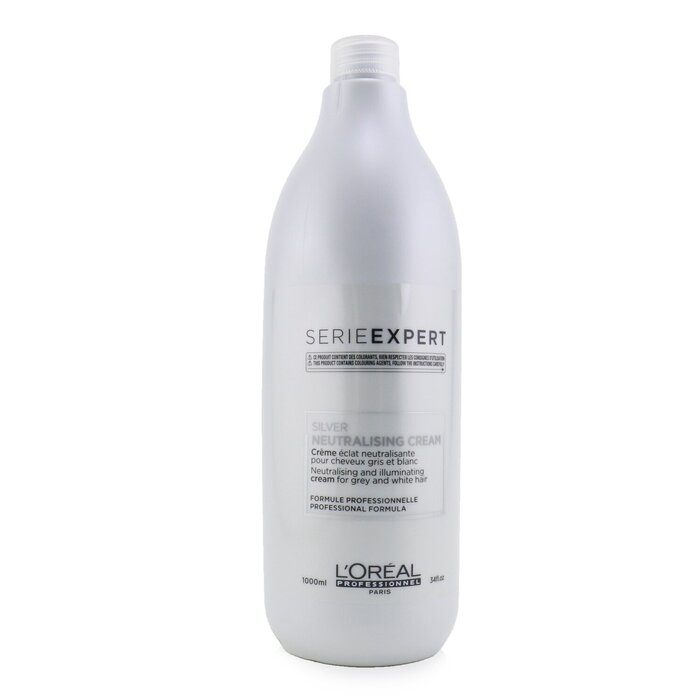 L'Oreal Professionnel Serie Expert - Silver Neutralising and Illuminating Cream (For Grey and White Hair) קרם לנטרול הצהבה בשיער שיעבה 1000ml/34ozProduct Thumbnail