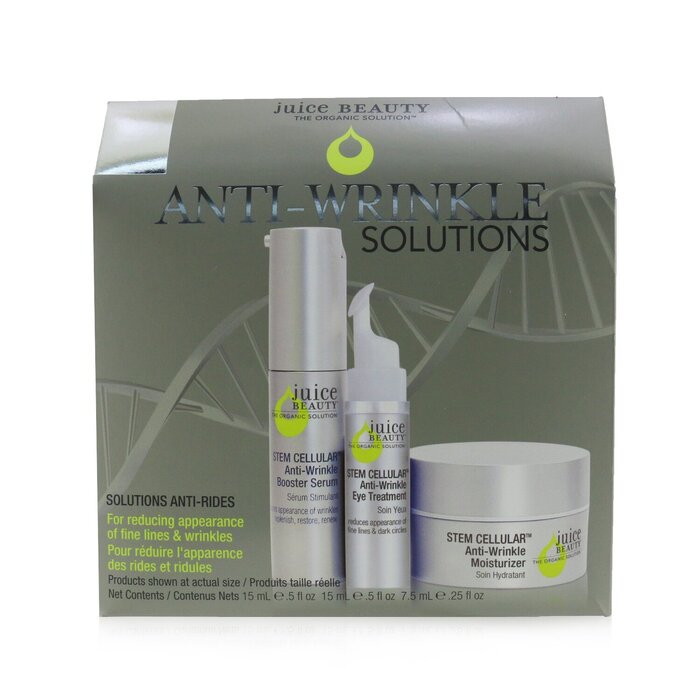 Juice Beauty Anti-Wrinkle Solutions Kit: For Reducing Appearance of Fine Lines & Wrinkles 3pcsProduct Thumbnail