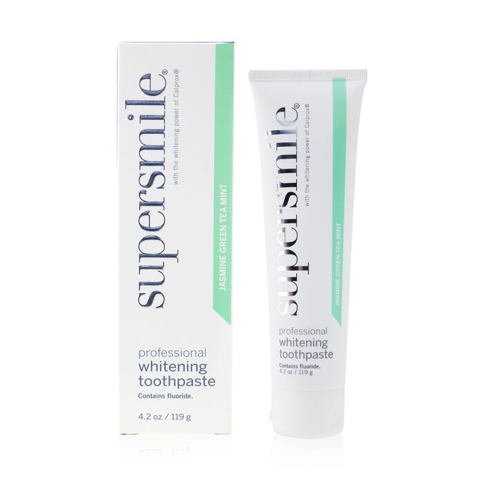 スーパースマイル Supersmile Professional Whitening Toothpaste - Jasmin Green Tea Mint (Exp. Date 01/2021) 119g/4.2ozProduct Thumbnail