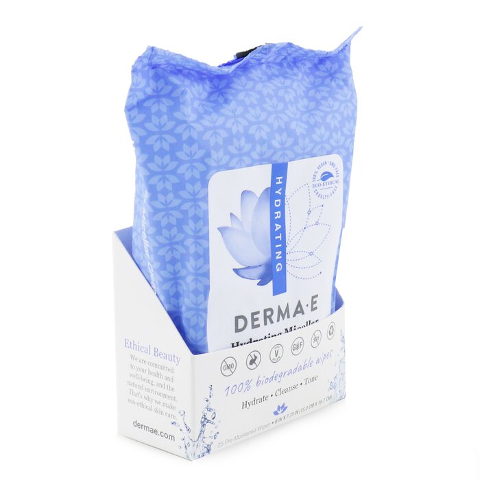 ダーマ E Derma E Hydrating Micellar Cleansing Wipes 25wipesProduct Thumbnail
