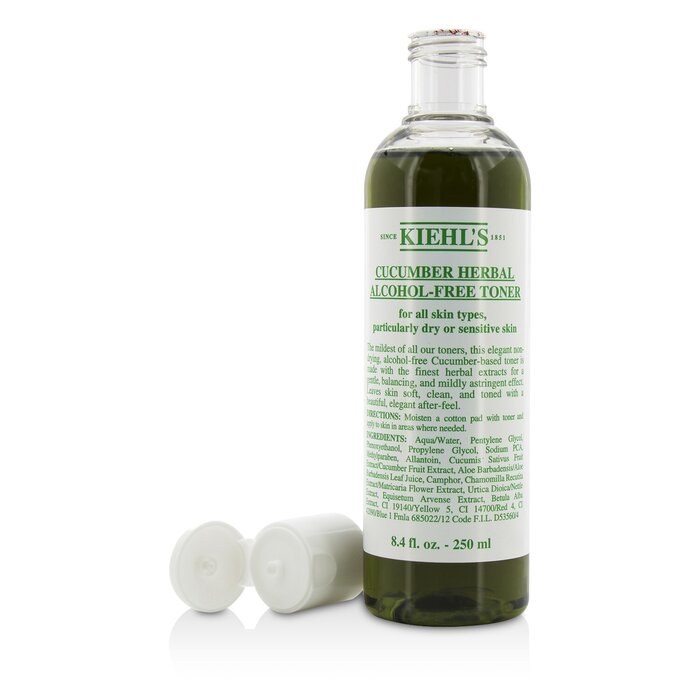 Kiehl's Cucumber Herbal Alcohol-Free Toner - For Dry or Sensitive Skin Types 250ml/8.4ozProduct Thumbnail