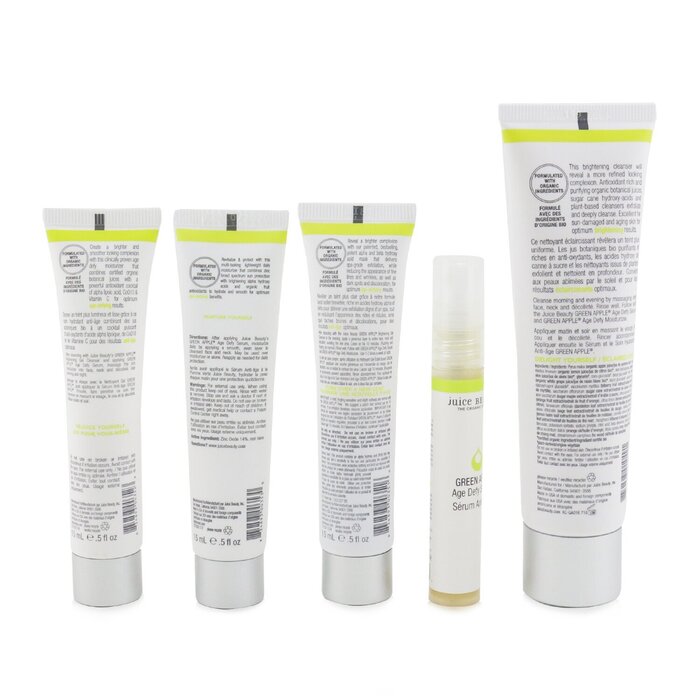 ジュースビューティ Juice Beauty Brightening Solutions Set: 30 Day Discovery Kit For Brightening & Correcting Uneven Skin Tone (Box Slightly Damaged) 5pcsProduct Thumbnail