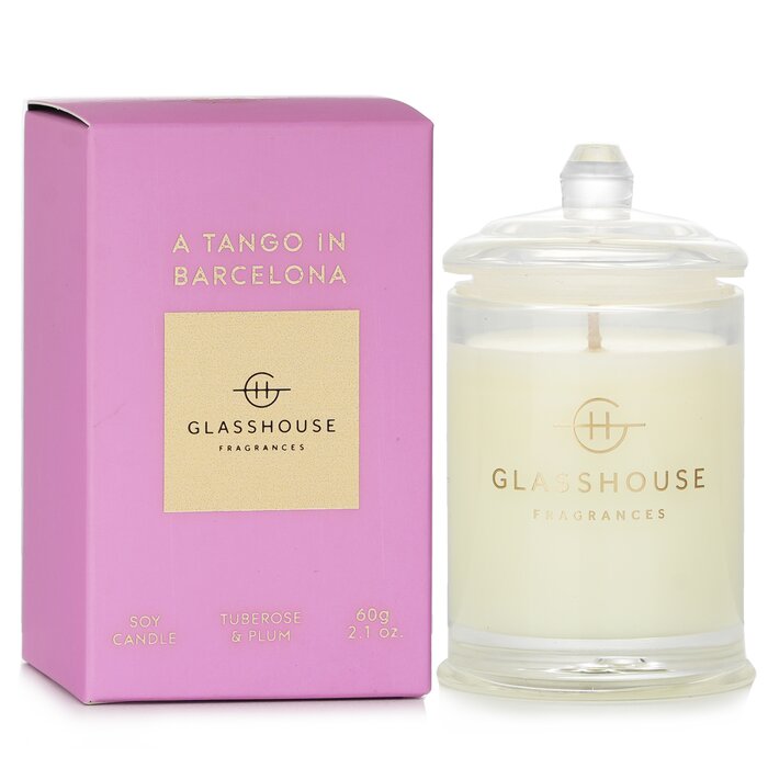 Glasshouse Triple Scented Soy Candle - A Tango In Barcelona (Tuberose & Plum)  60g/2.1ozProduct Thumbnail