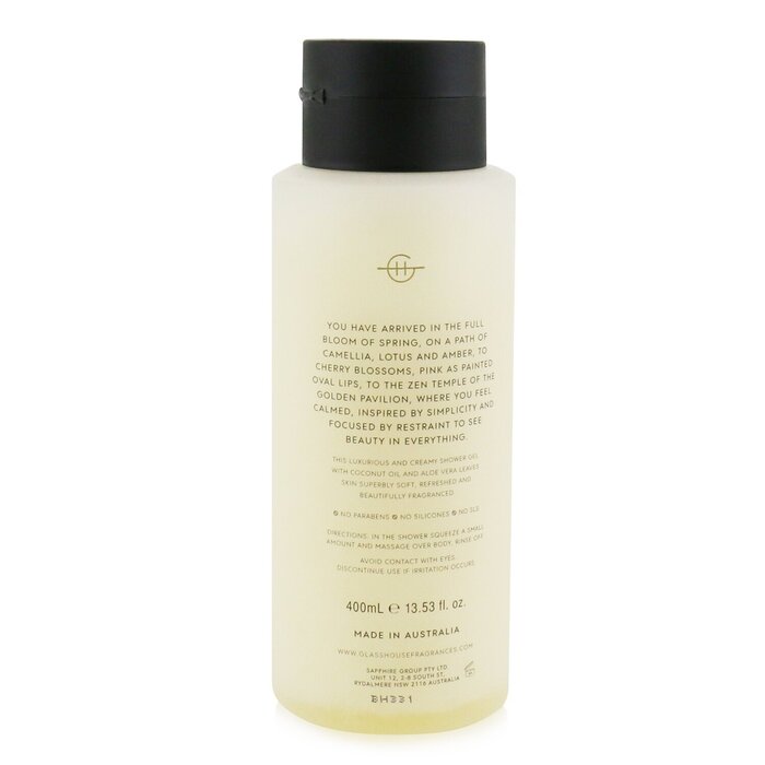 Glasshouse Shower Gel - Kyoto In Bloom (Camellia & Lotus) 400ml/13.53ozProduct Thumbnail