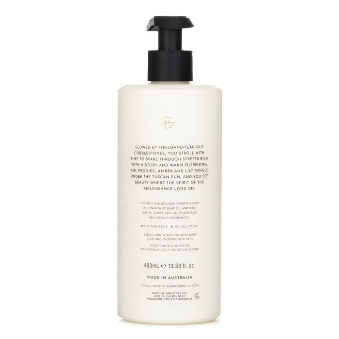Glasshouse Body Lotion - Forever Florence (Wild Peonies & Lily)  400ml/13.53ozProduct Thumbnail