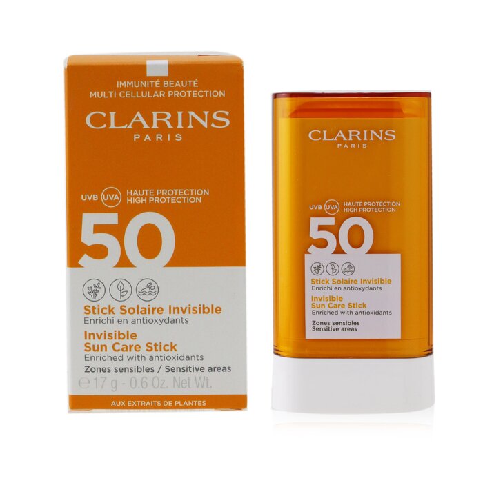 Clarins Invisible Sun Care Stick SPF50 - For Sensitive Areas 17g/0.6ozProduct Thumbnail